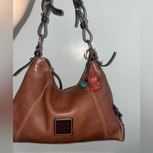 Dooney & Bourke Tan Leather Hobo Bag